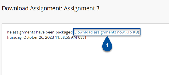 Download assignment